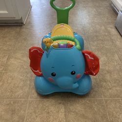 Fisher-Price 3-in-1 Bounce, Stride and Ride Elephant