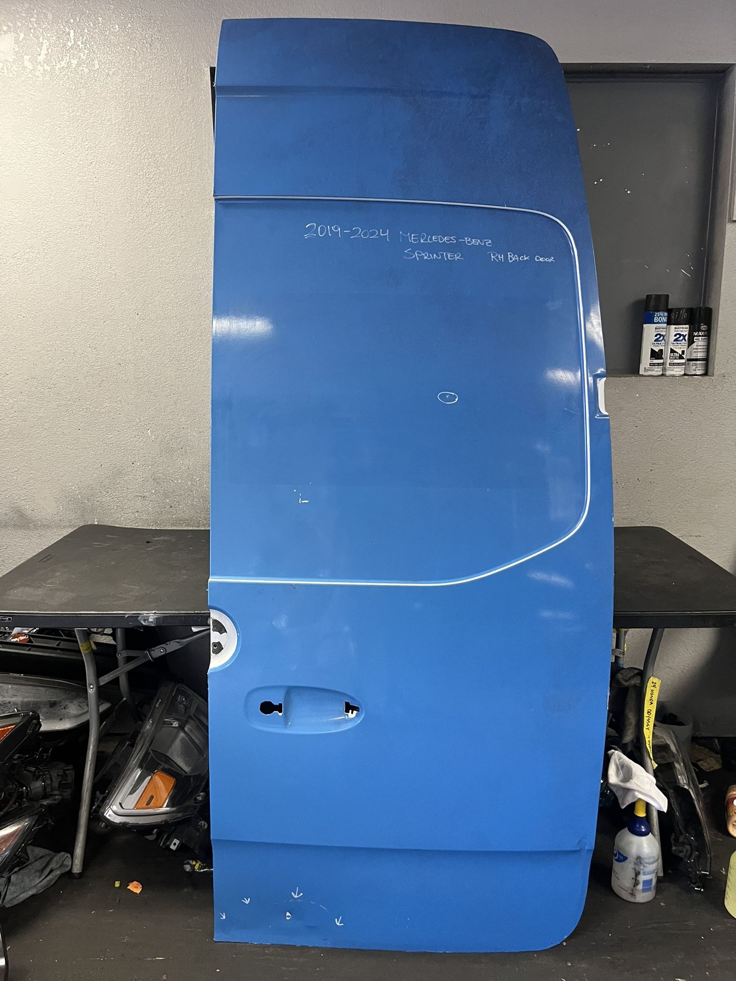 2019-2020-2021-2022-2023-2024 MERCEDES-BENZ SPRINTER RIGHT BACK DOOR OEM USED