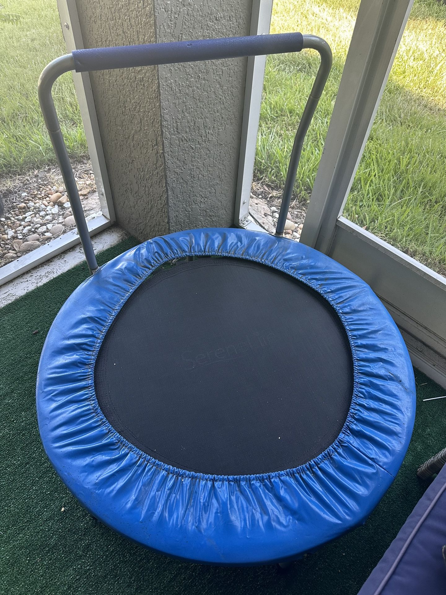 Used trampoline in good conditioning