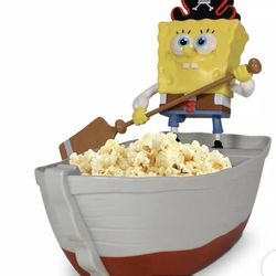 SpongeBob SquarePants Movie Popcorn Boat Bucket 2025 AMC New In Package N0 Deliever