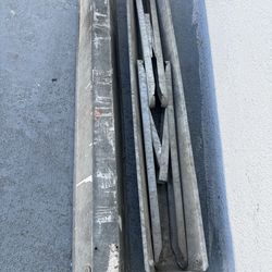 2 Folding metal saw horses