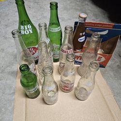 Old Vintage Soda Pop Bottles