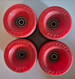 1970s Red Kryptonics 70mm  1977/1978. I had these a long time 
Avaliable from panorama city