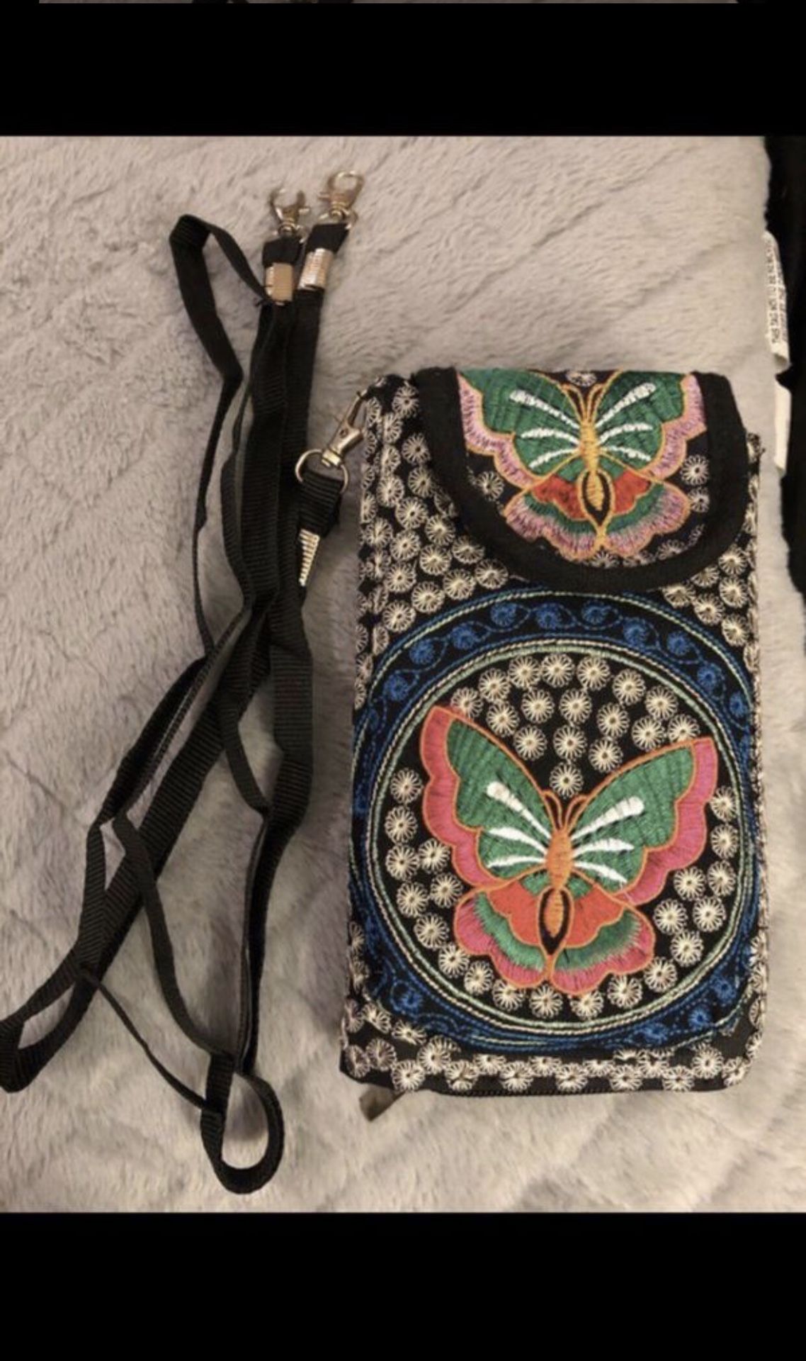 mexican embroidered wallet