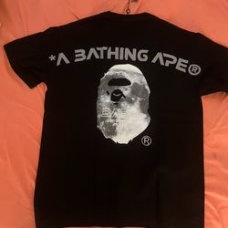 black and gray bape 