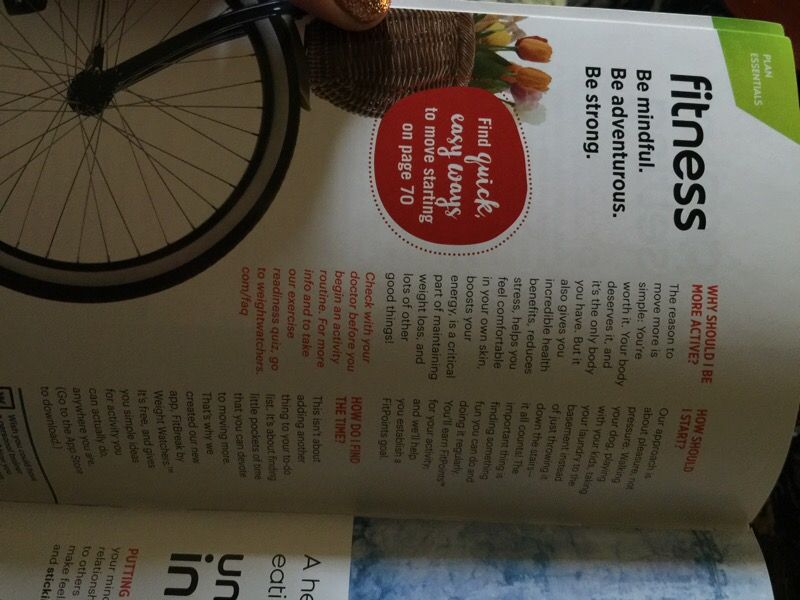 Weight Watchers planning guide book