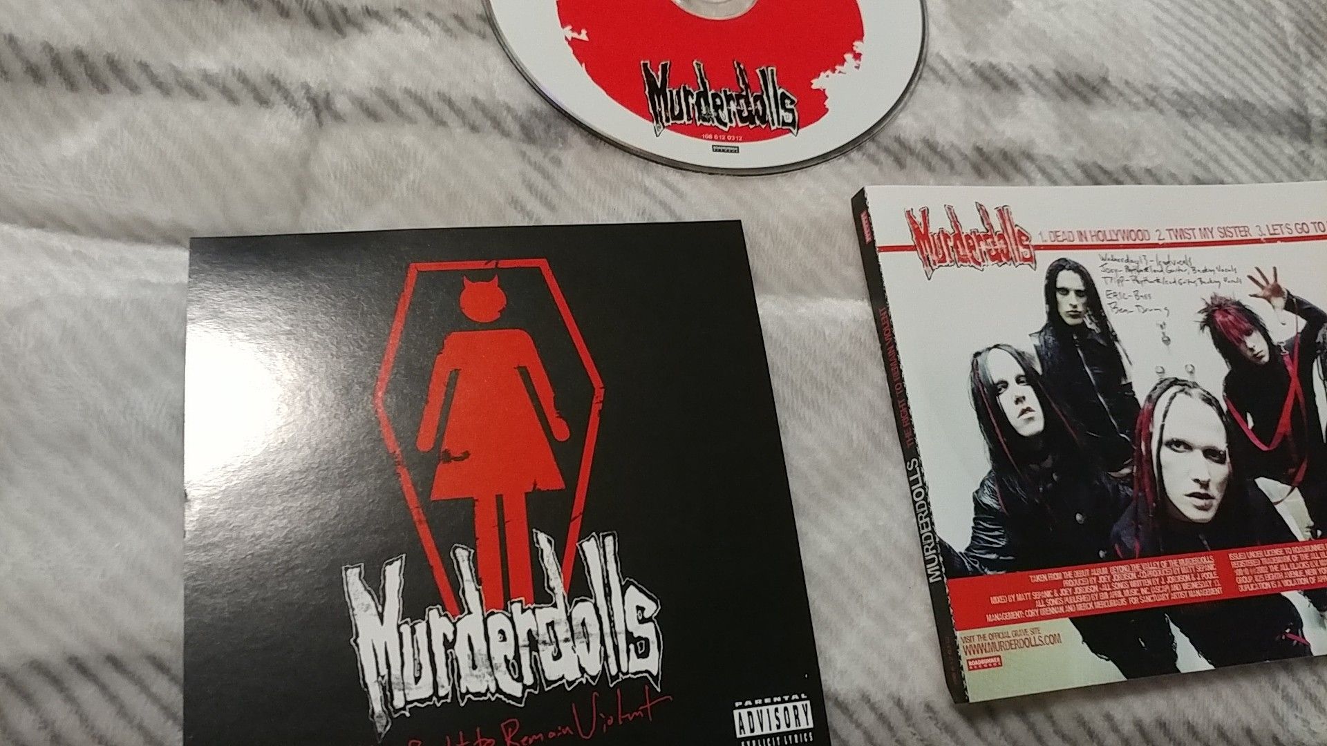 Rare Murderdolls the right to remain violent cd