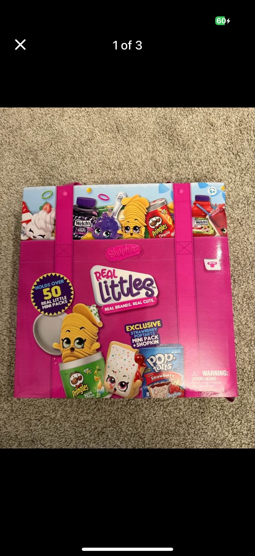 SHOPKINS Series 12 REAL LITTLES COLLECTORS CASE + 21 shopkins