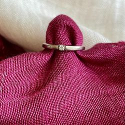 Vintage White Gold Diamond Ring