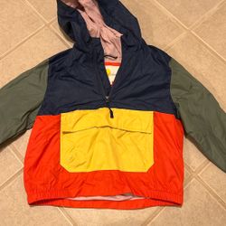 Mini Boden Rain Pull Over Jacket Size 4-5