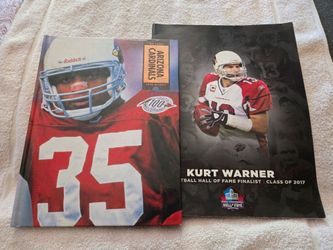 NFL ARIZONA CARDINALS  and KURT WARNER *LOT of 2* NEW