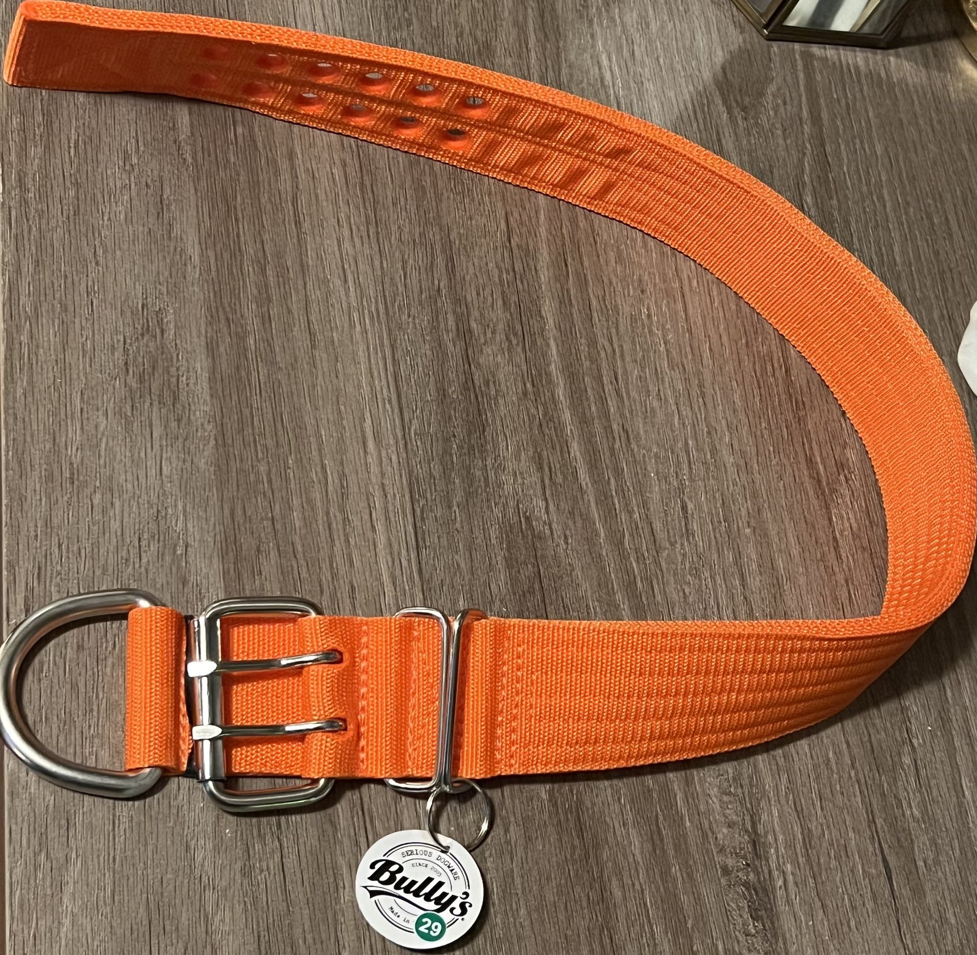 XL (29”) 2” Wide heavy duty Bully brand dog collar