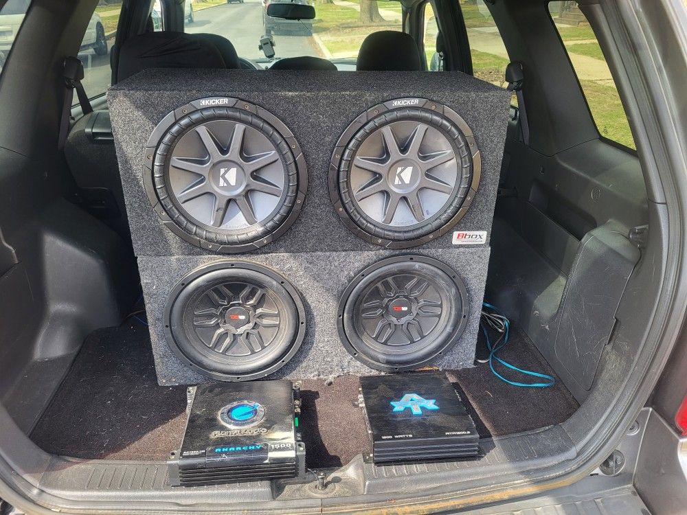Car Subwoofers And Amp
