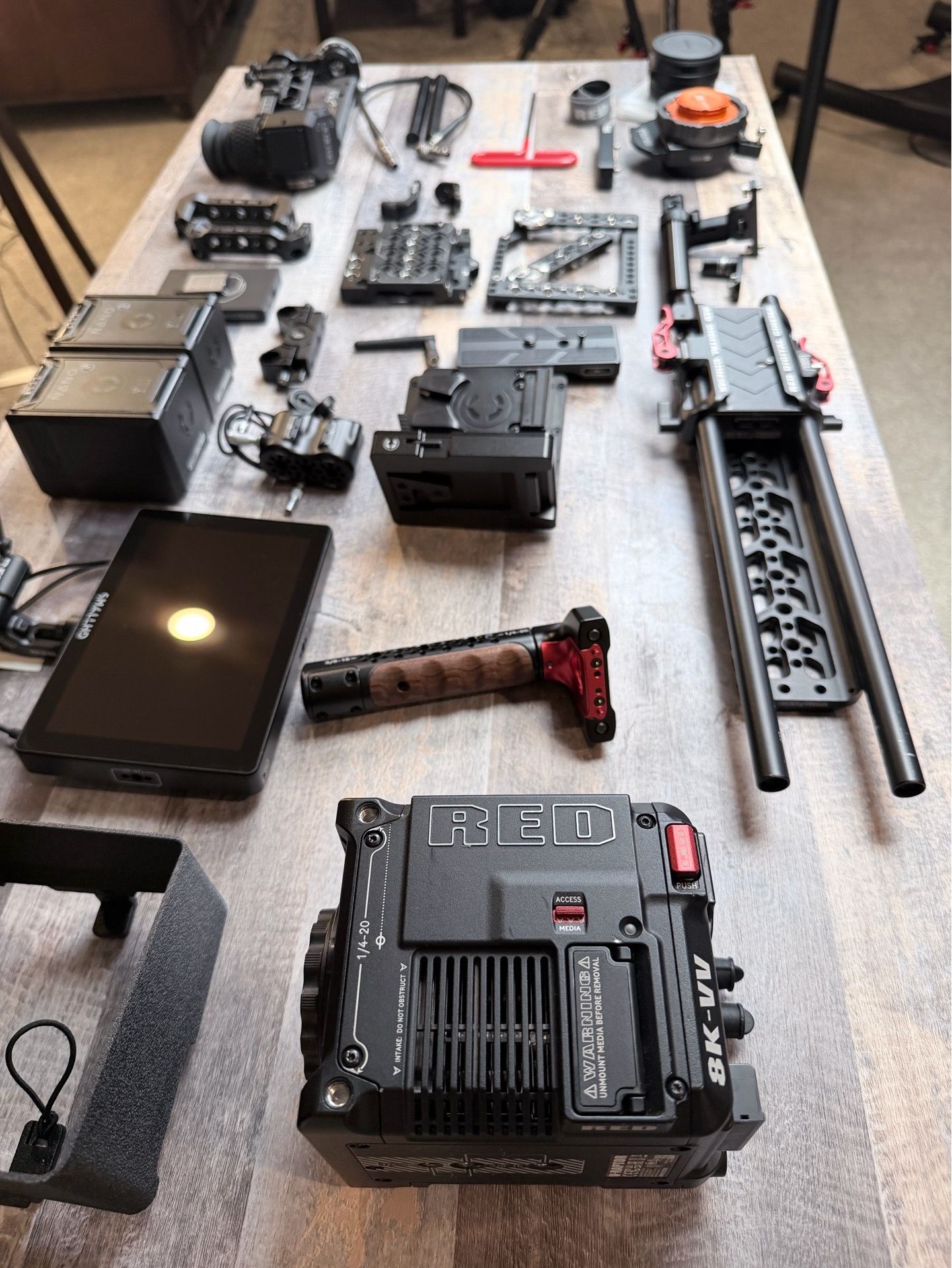 RED V-RAPTOR 8K VV Production Kit — EF Mount — Full Cinema Package