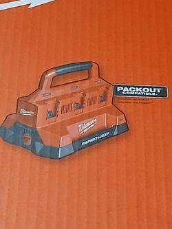 Milwaukee New Fast Charger Pack Out 18M- No Battery