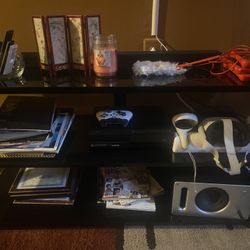 Glass Entertainment Table 