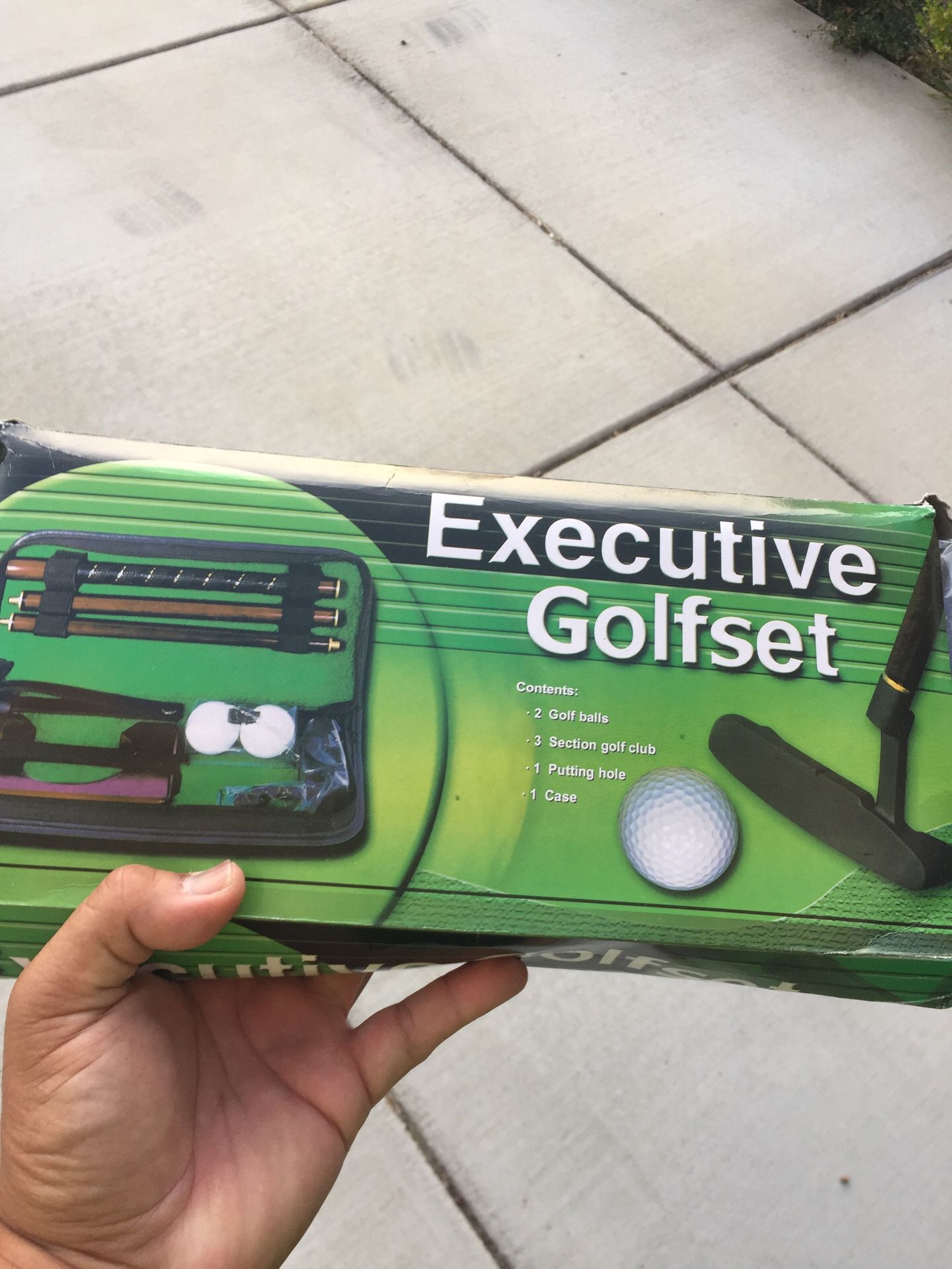 Executive golfset (new in box)