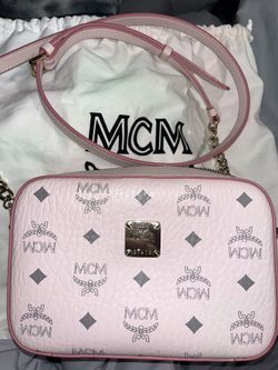 MCM PINK CAMERA BAG