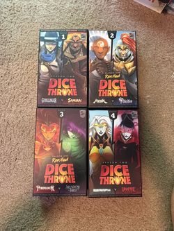 Dice Throne Board Game Bundle – 4 Boxes