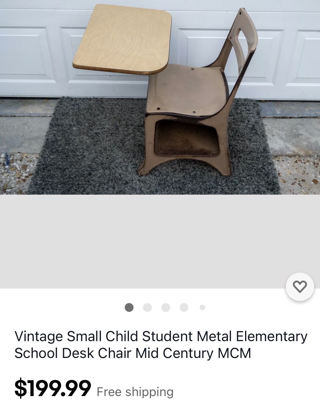 Child’s Mid Cent, School Desk