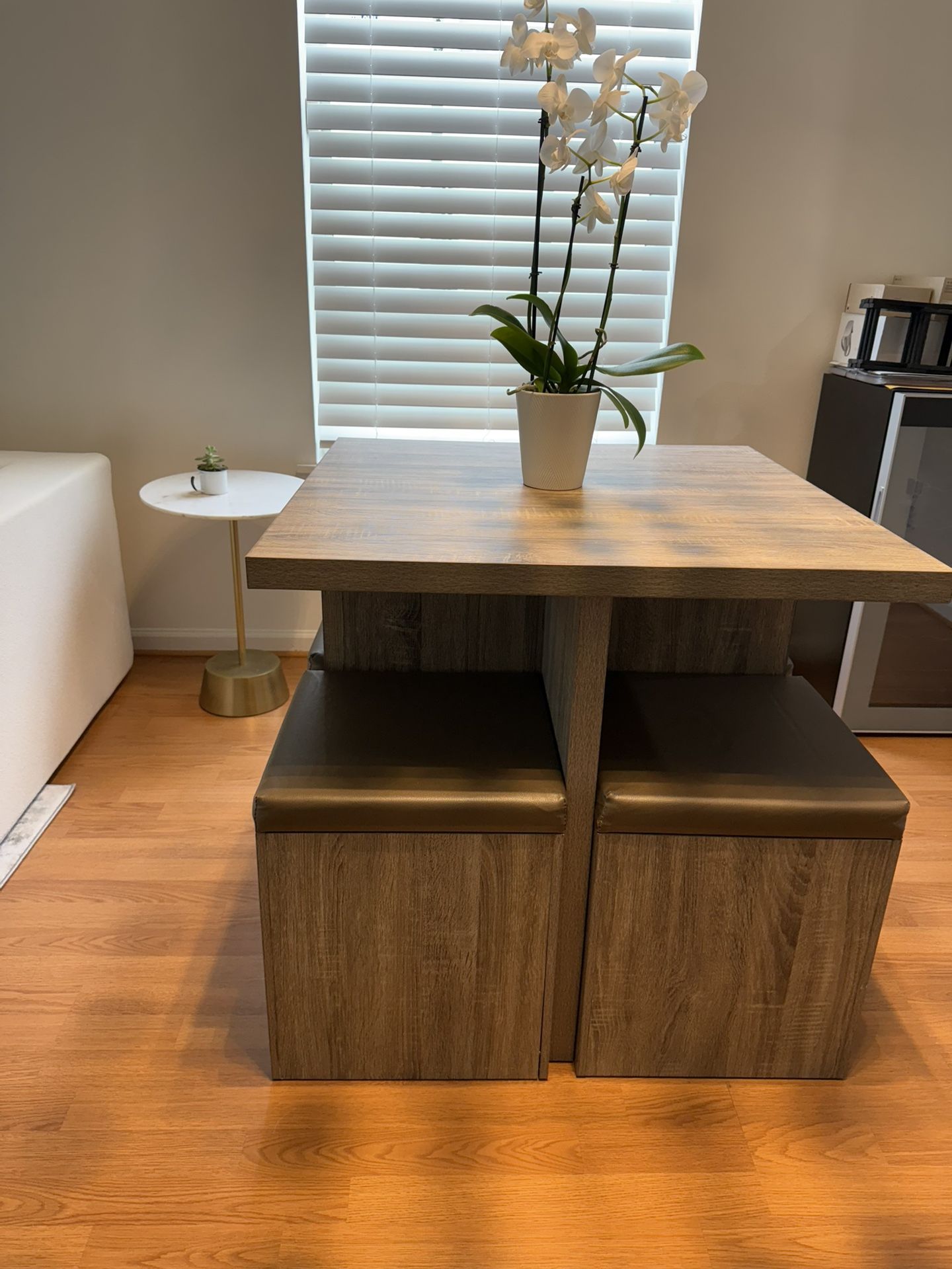 Dining Set - Ivy Bronx Badillo 4-Person Trestle