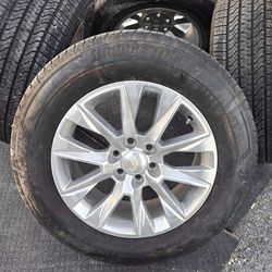 Chevy LTZ OEM 20s Wheels And Tires.