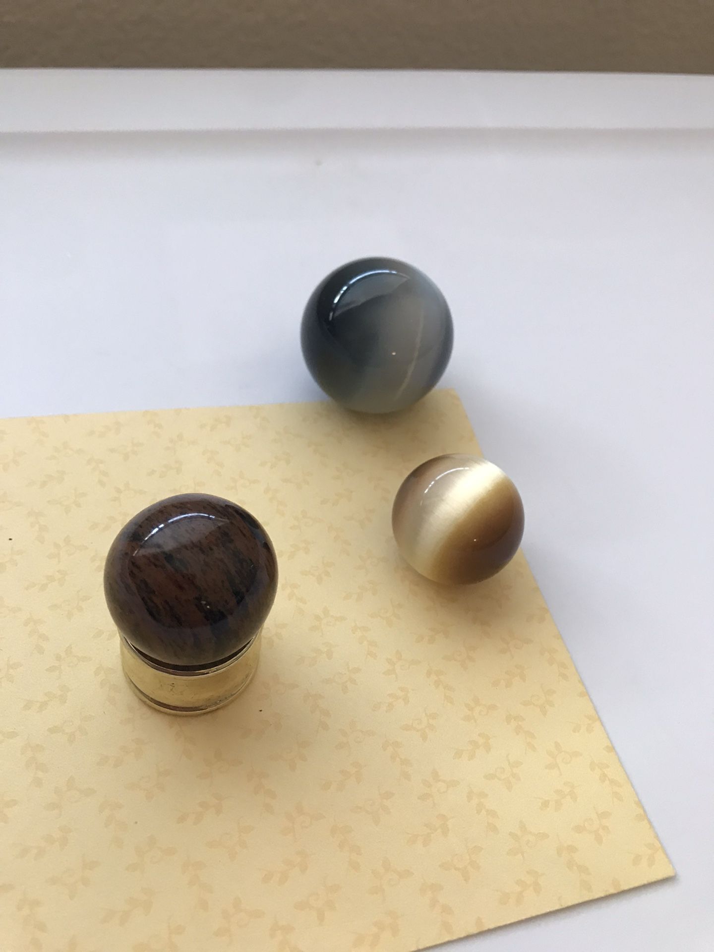 Beautiful, Three Rare German Marbles, Unique Collectibles