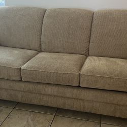 Beige Sofa Bed Couch