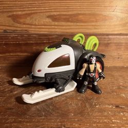 Imaginext DC Super Friends Bane Battle Sled Vehicle Figure Armor
