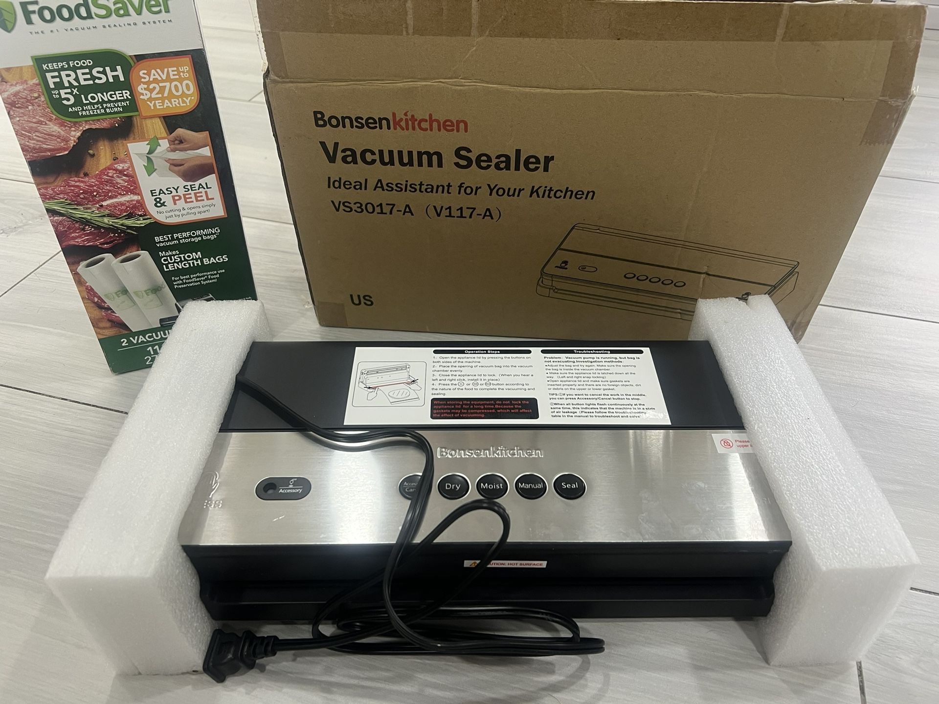 Vacuum Seal + Bags