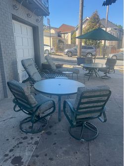 Patio pool furniture