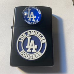Los Angeles Dodgers fliptop lighter new without fuel