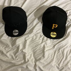 Dodgers Hat And Pirates Hat