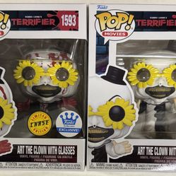 Funko Pop! Terrifier - Art the Clown with Glasses Chase & Common