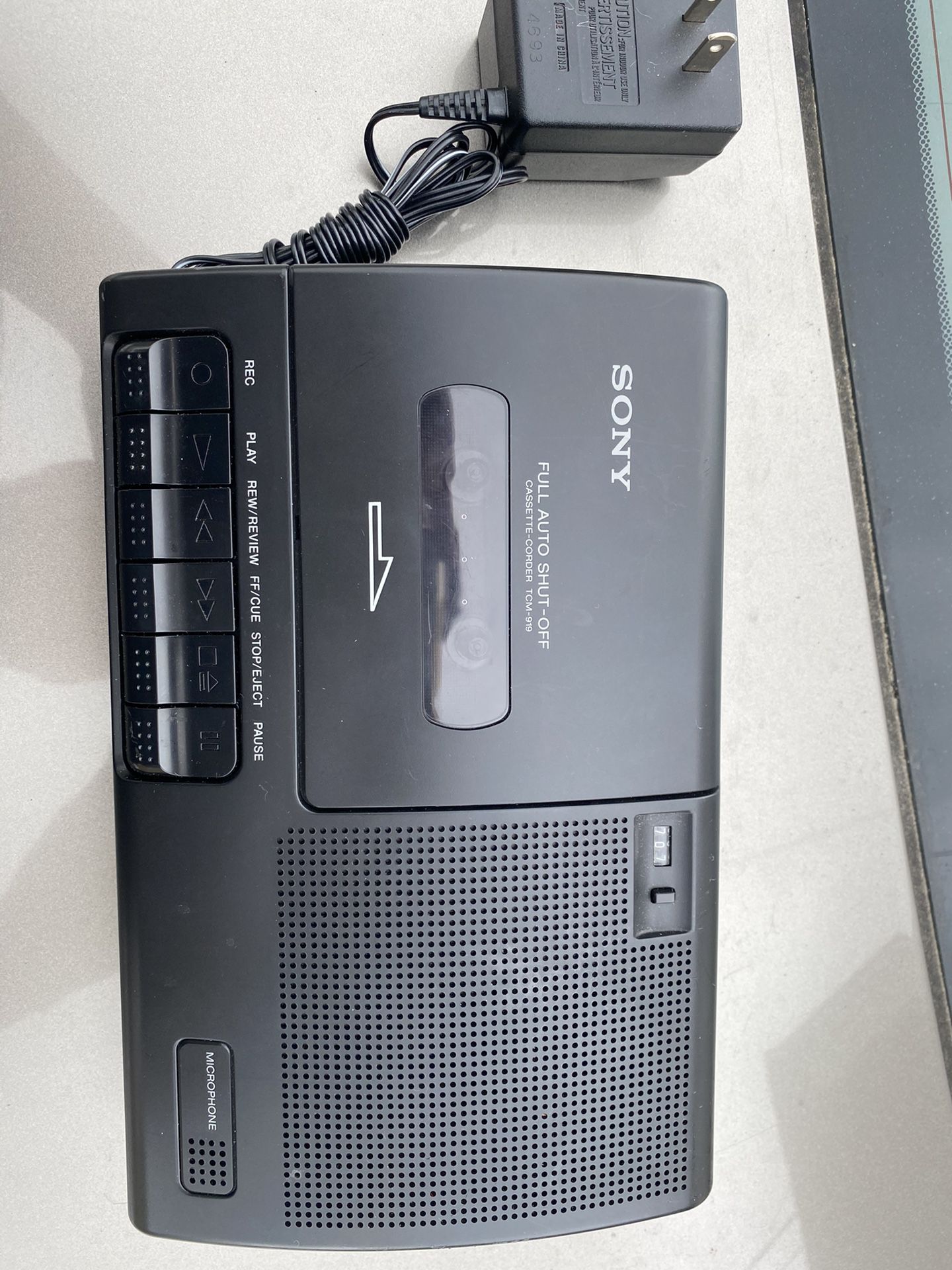 Sony cassette tape recorder