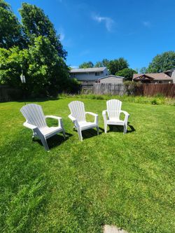 Set of 3 Adirondack chairs