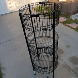 3-Tier Circular Display/storage Rack