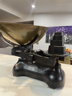 Cast Iron Antique Scale