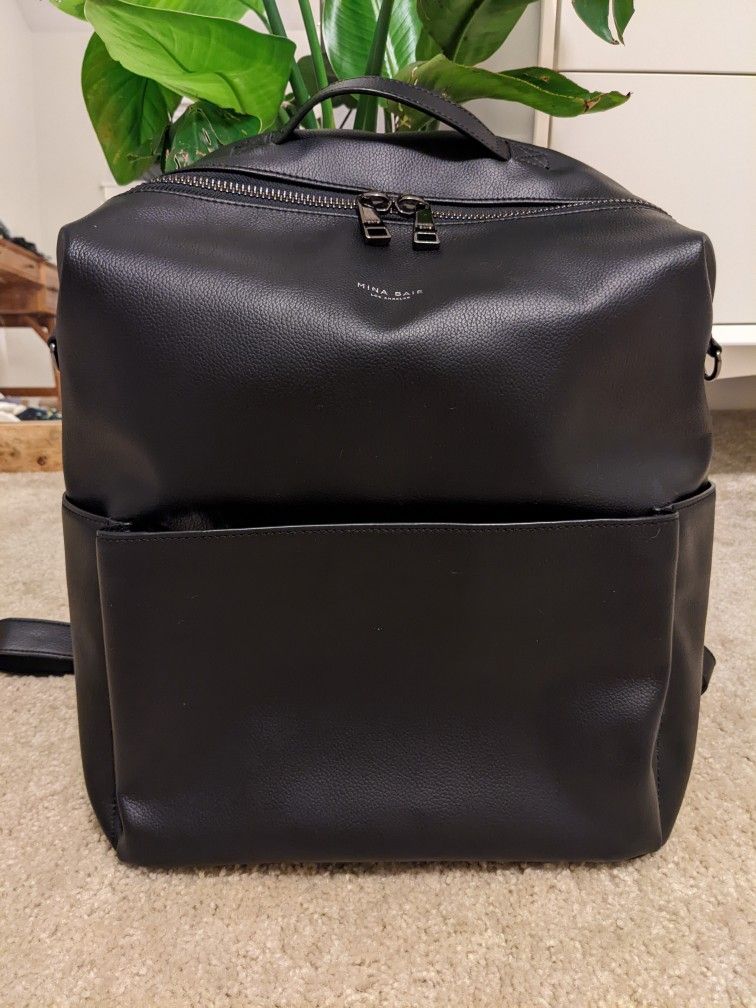 Mina Baie Vegan Leather Stevie Diaper Bag