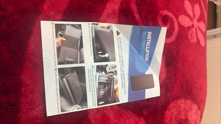 Gray Car Center Console Armrest Cover – Side Opening