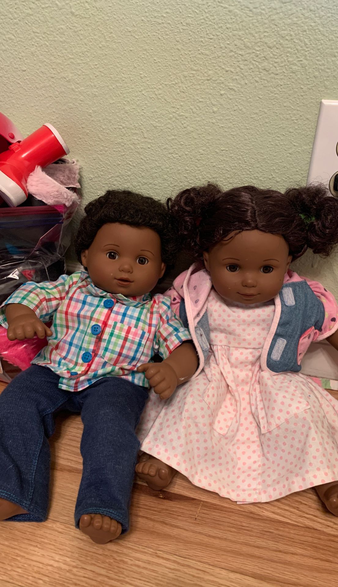 American Girl twins baby dolls