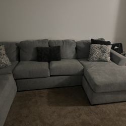 Gray Sectional Couch 