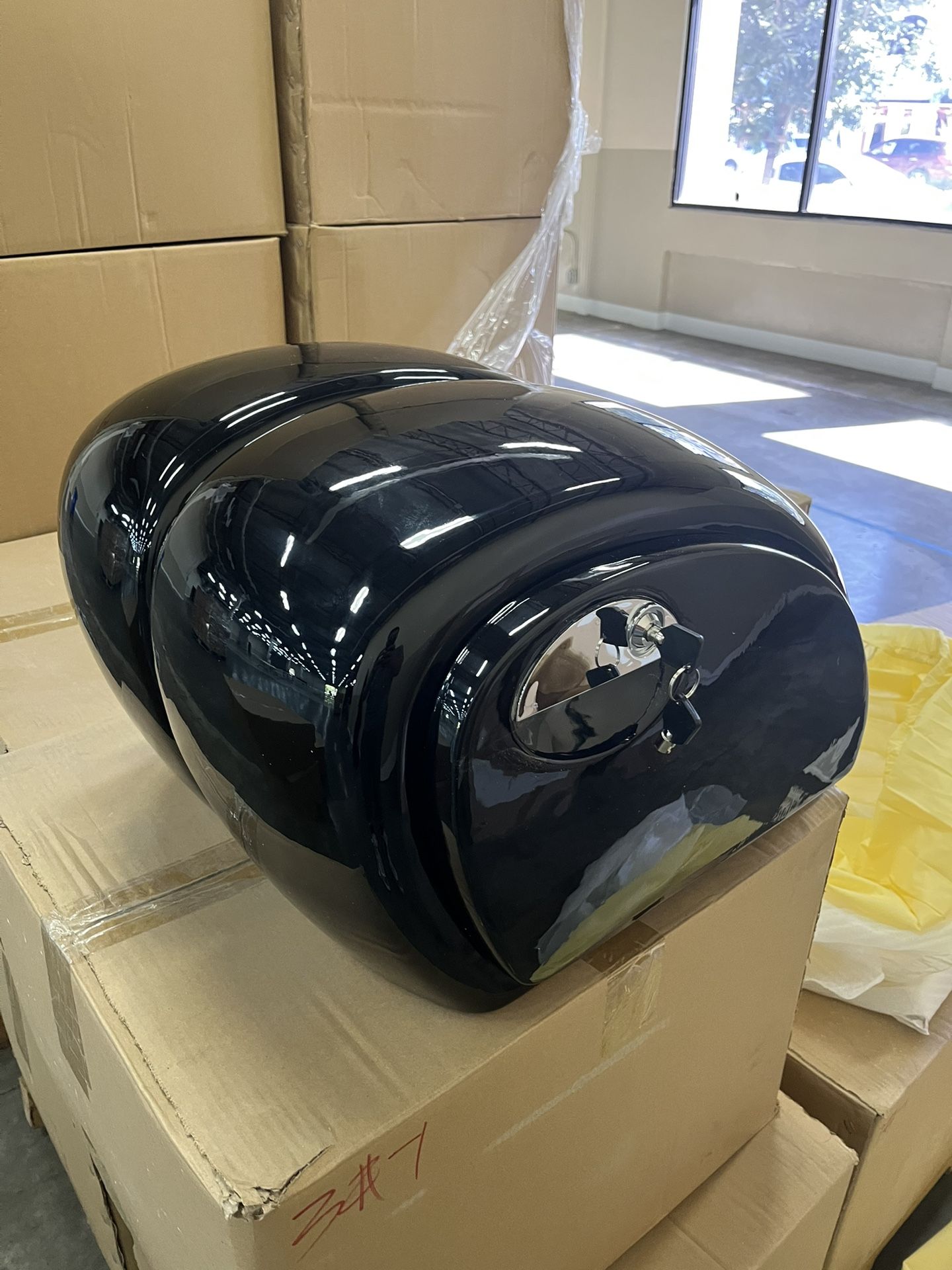 Motorcycle Side-bags And Trucks.