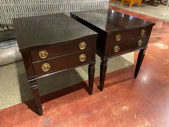 Single Drawer Long End Tables (Set of 2)