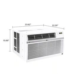12,000 BTU 115V Window Air Conditioner LW1217ERSM Cools 550 sq. ft. with and Wi-Fi Enabled in White

