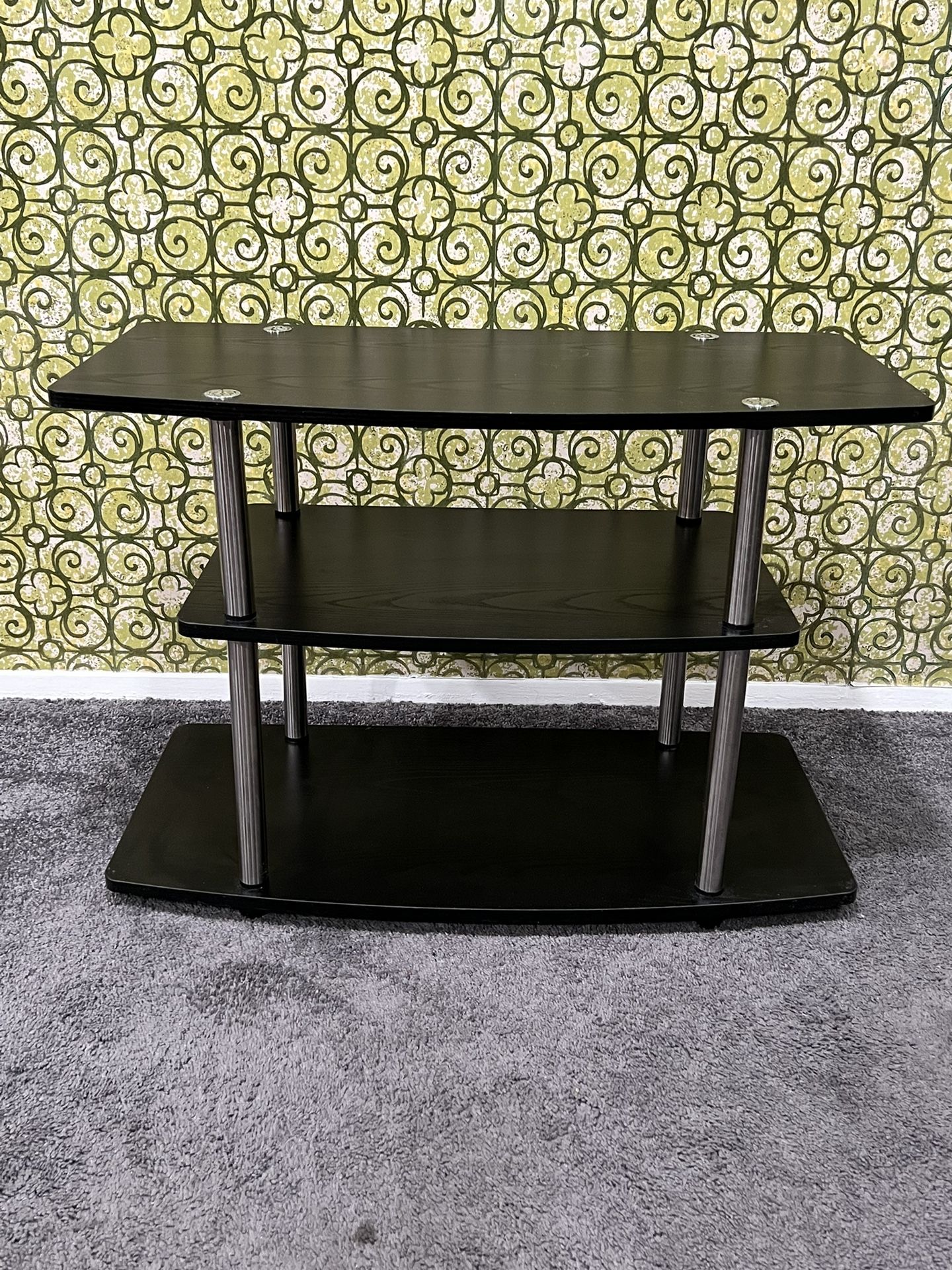 3-Tier TV Stand 31.5" - Entertainment Center for TVs up to 37 Inches, Modern TV Console with Shelves