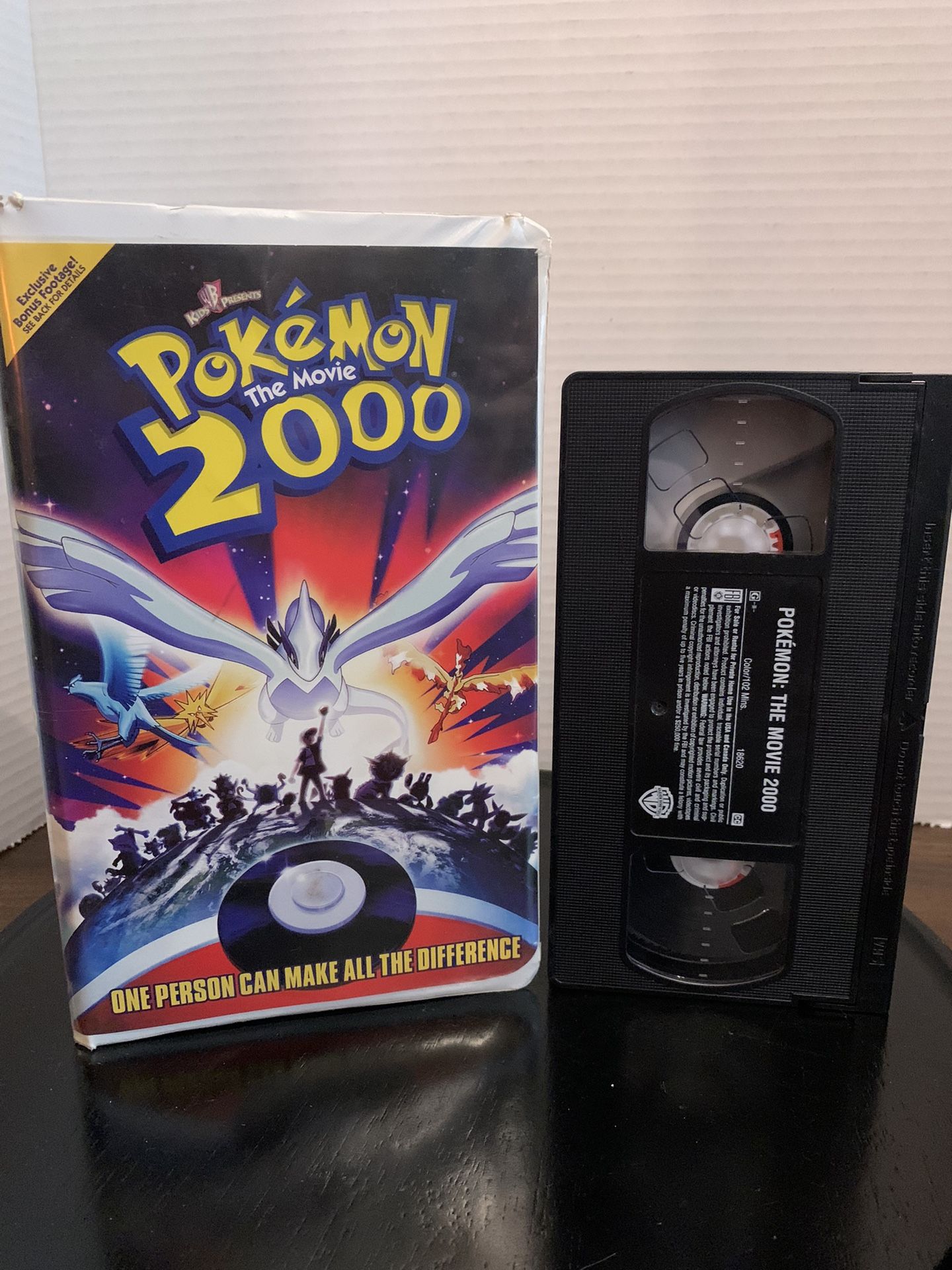 Pokemon The Movie 2000 Vhs