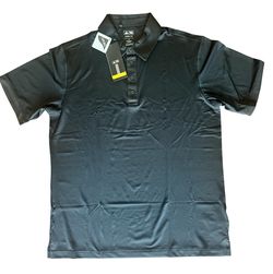 Adidas ClimaLite men’s black golf polo