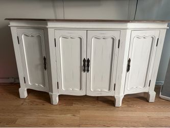 Distressed, Farmhouse Chic Credenza or TV Console