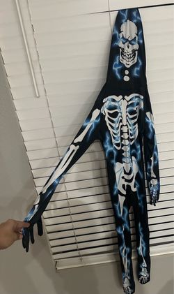 New lighting skeleton Halloween costume size Childs small